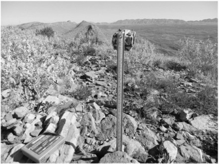 A camera trap in the unforgiving terrain of the MacDonnell Ranges, Australia. Image via McDonald, Peter J., et al. 