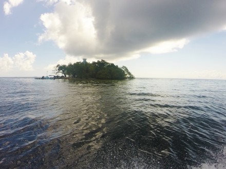 TIDE ranger station in PHMR, Belize, where, in 2014, SMART began assisting marine conservation by efficiently tracking and reducing illegal fishing. Photo credit: UNC MASC.
